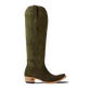 Sandaga Knee High - Olive Suede