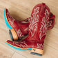 Saratoga Square Boot - Smoldering Ruby