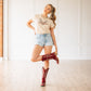 Saratoga Square Boot - Smoldering Ruby