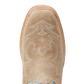 Saratoga Square Boot - Latte Suede and Powder Blue