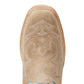 Saratoga Square Boot - Latte Suede and Powder Blue