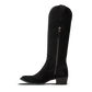 Plain Jane Boot - Soft Black Suede