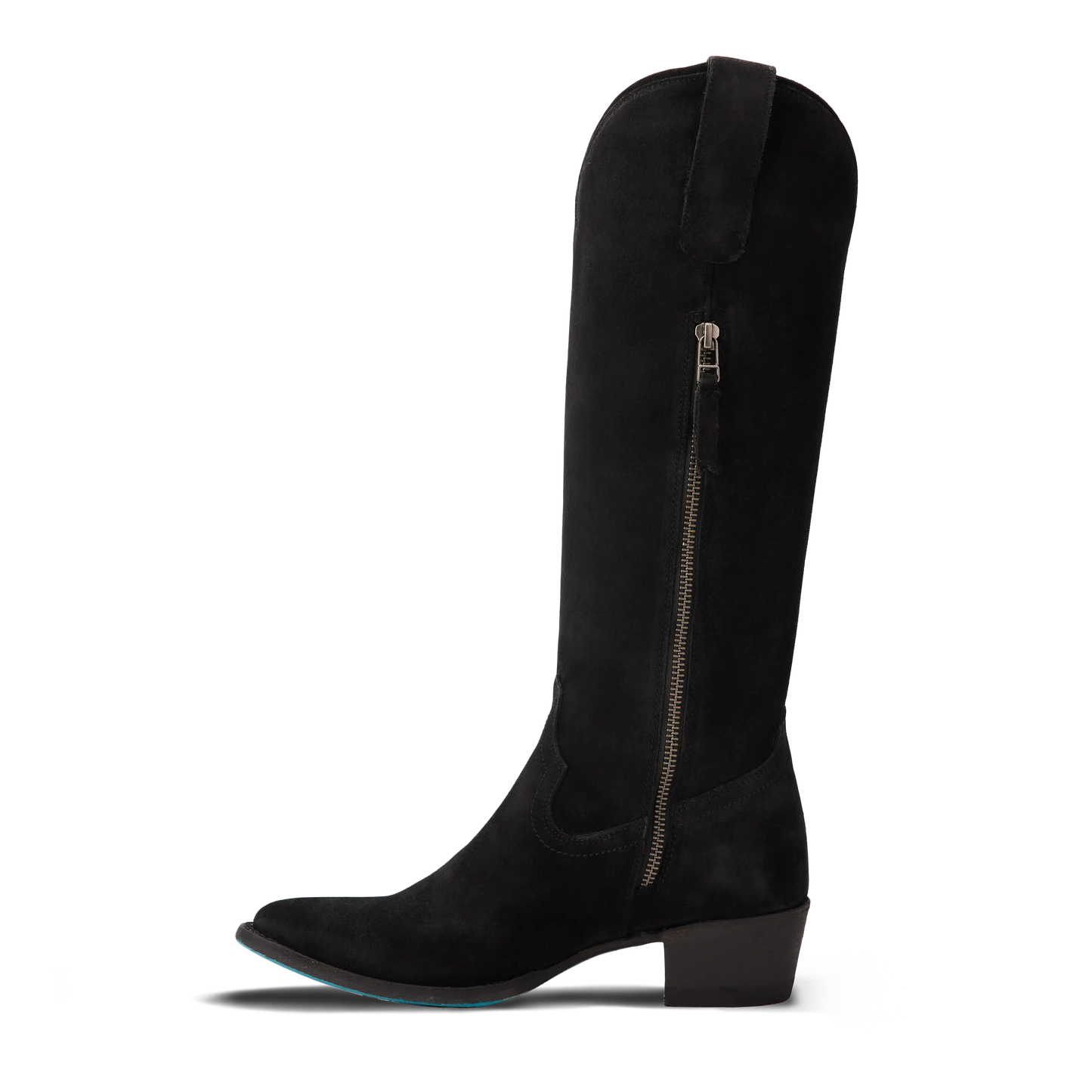 Plain Jane Boot - Soft Black Suede