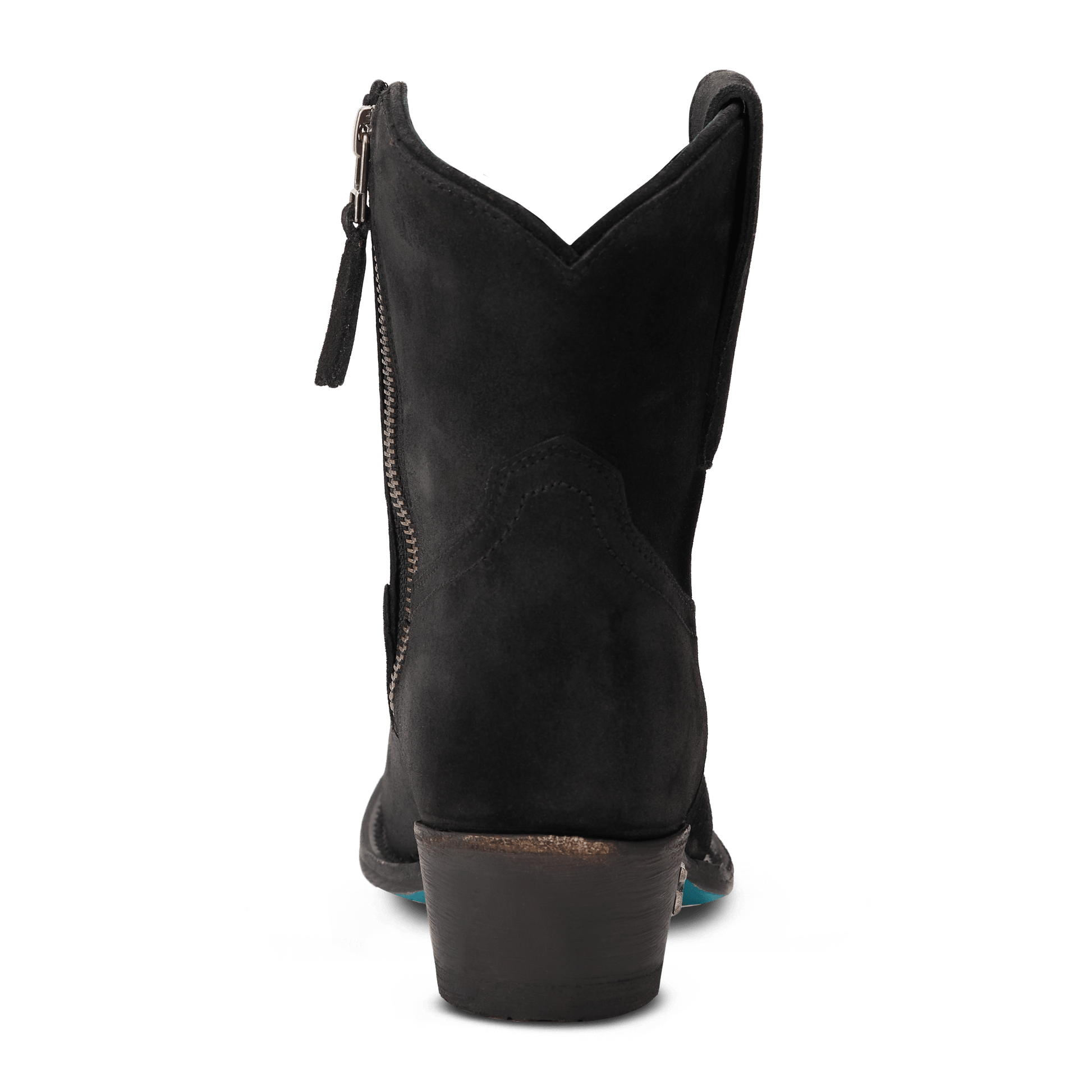 Black suede Plain Jane Bootie