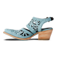 Robin Cut Out Slingback Mule - Powder Blue