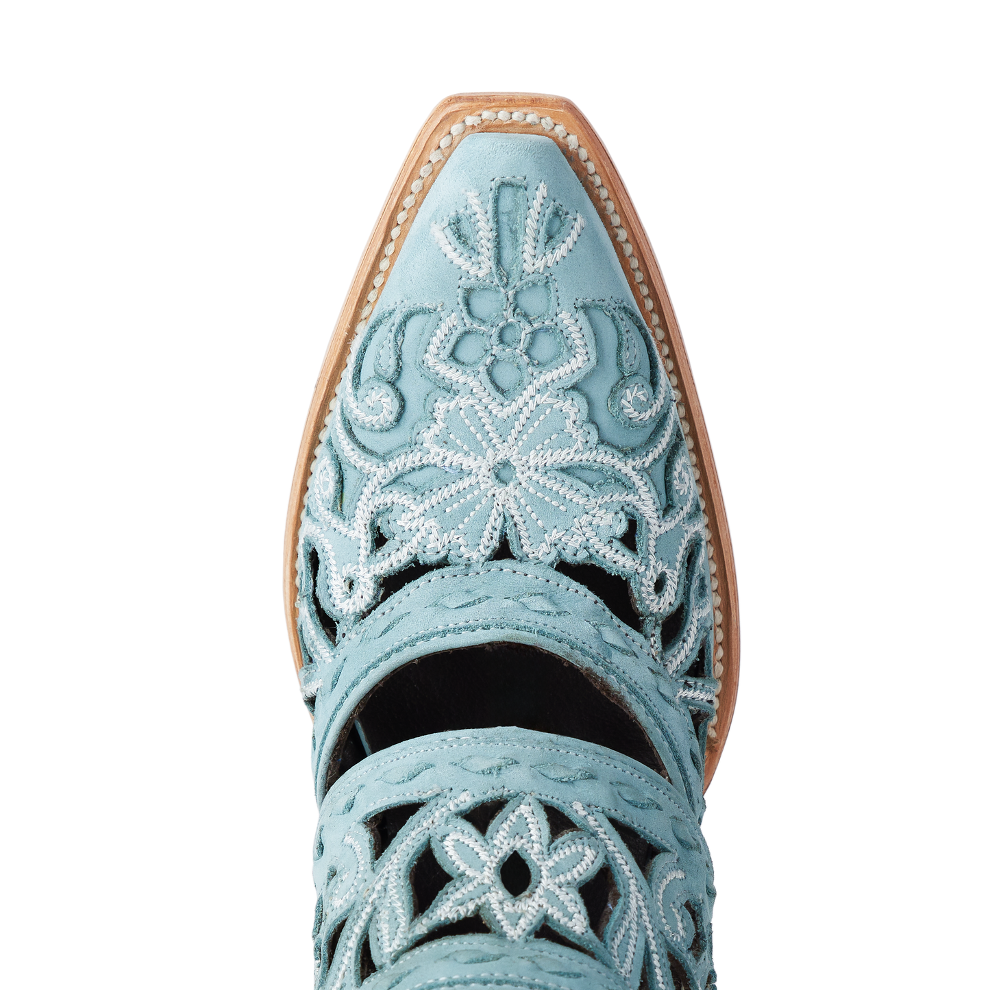Robin Cut Out Slingback Mule - Powder Blue
