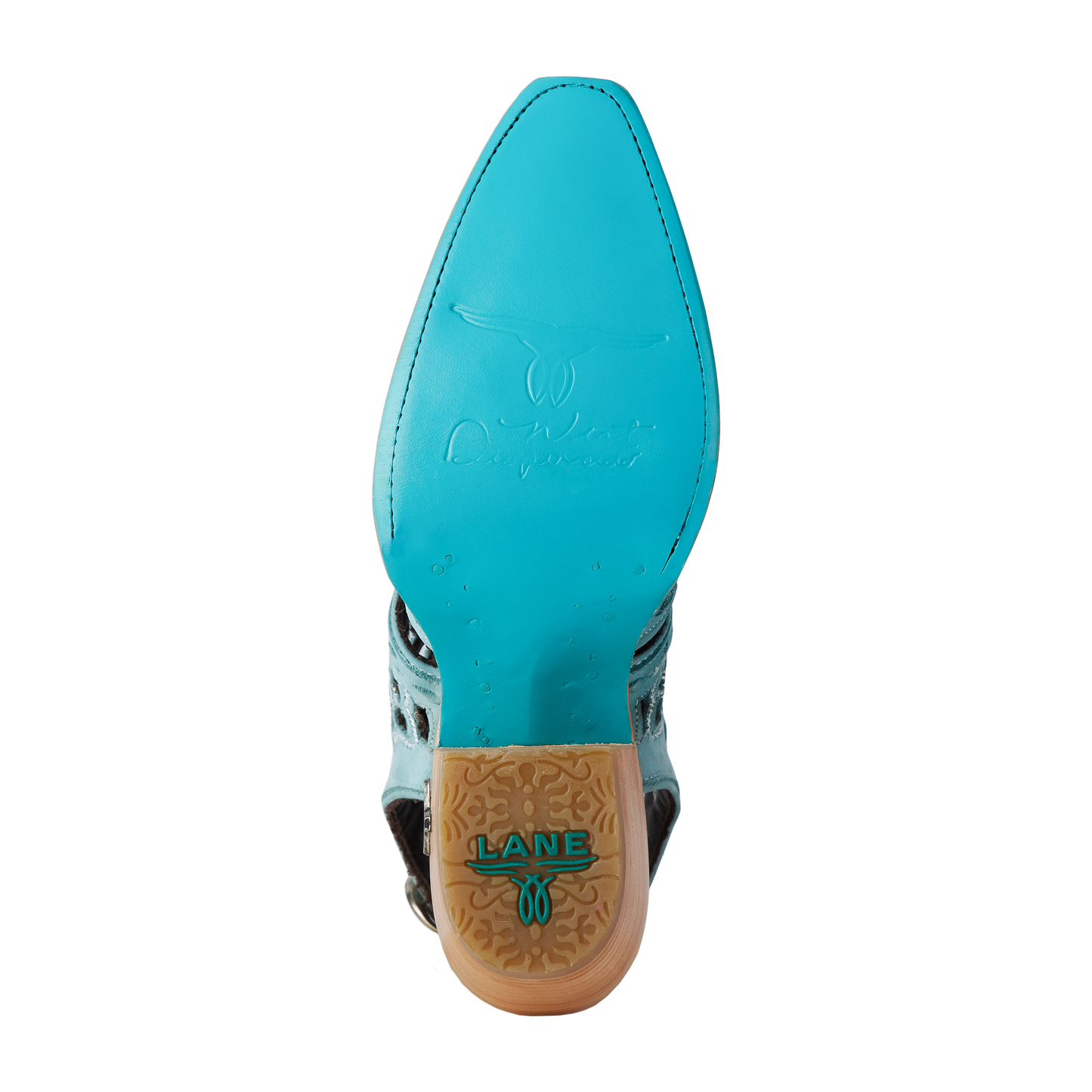 Robin Cut Out Slingback Mule - Powder Blue