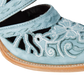 Robin Cut Out Slingback Mule - Powder Blue