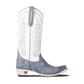 Lexington Boot - Washed Denim/Matte White