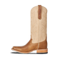 Classic Square Boot - Desert Clay & Pale Ivory
