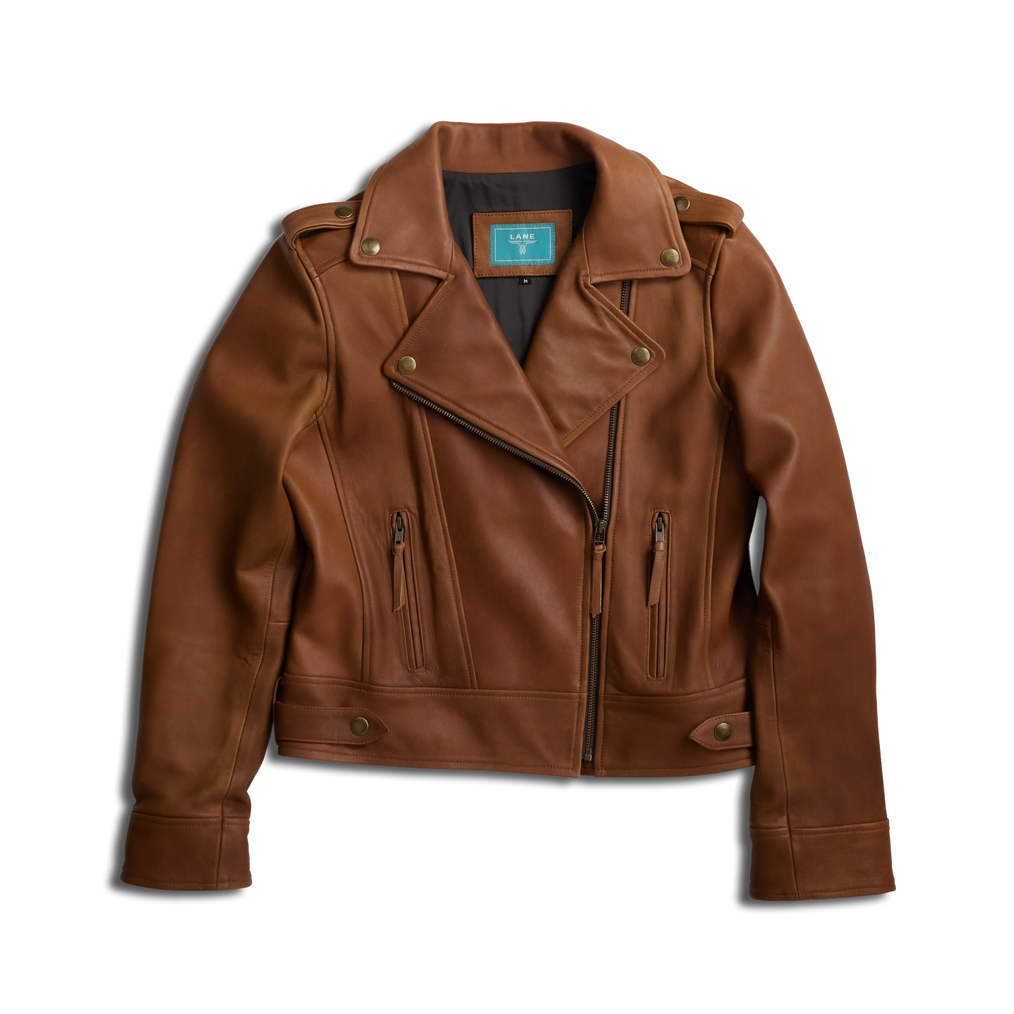 Basic Biker Jacket - Desert Clay Brown Leather