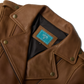 Basic Biker Jacket - Desert Clay Brown Leather