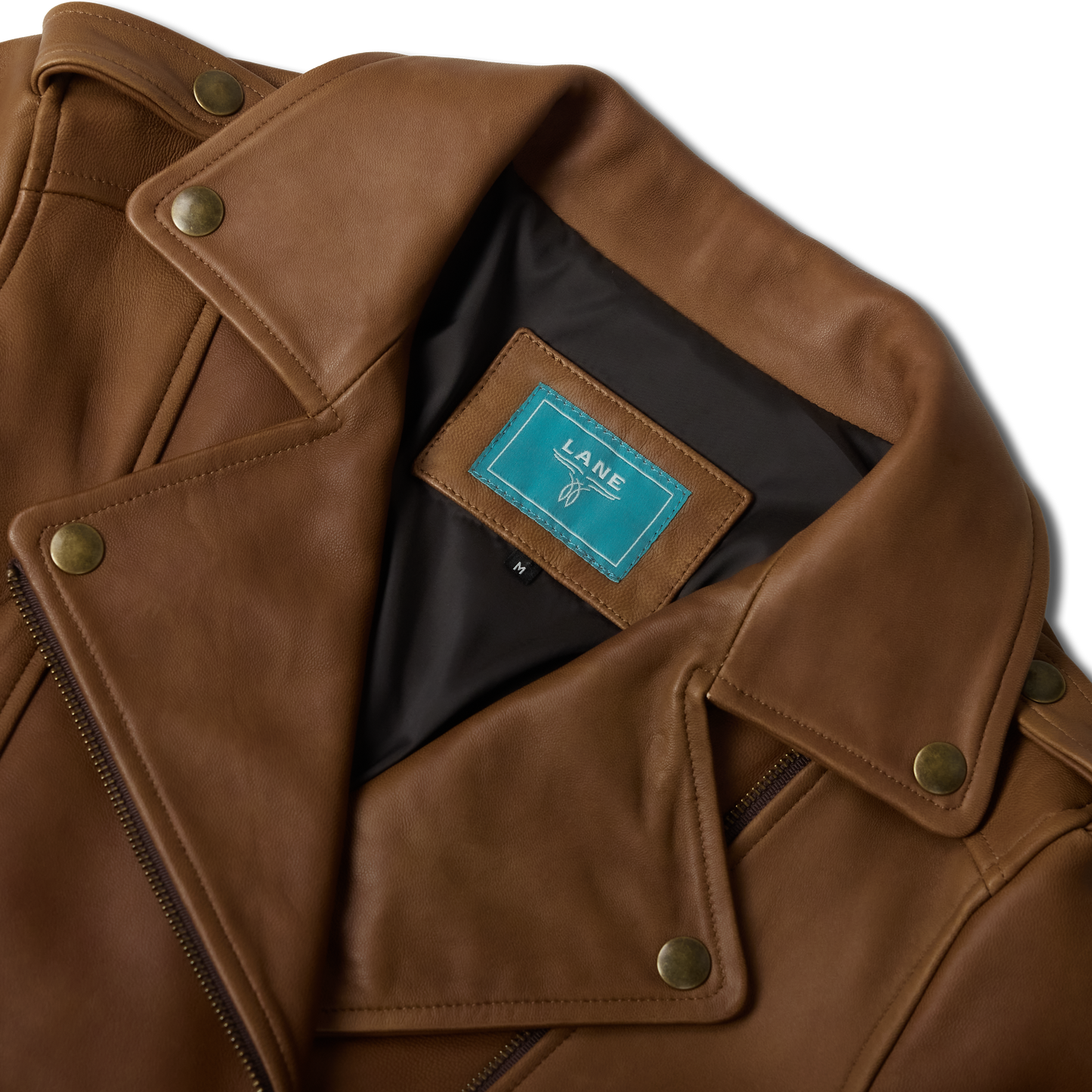 Basic Biker Jacket - Desert Clay Brown Leather