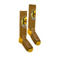Lucky Bucking Cowgirl Tan Performance Boot Socks