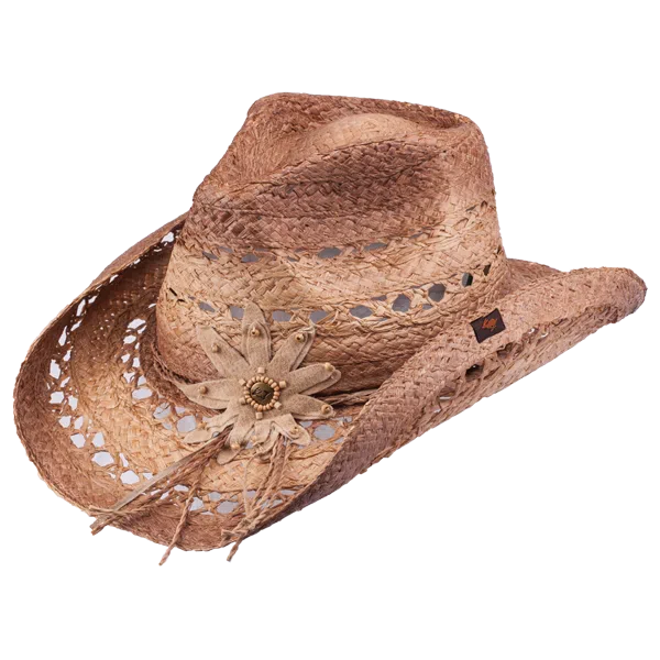 Mallorie Brown Cowboy Hat by Peter Grimm - Bourbon Cowgirl