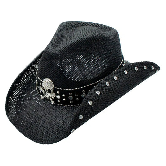 Crystal Skull Cowboy Hat by Peter Grimm - Bourbon Cowgirl