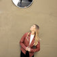Sofia RF Leather Jacket, Astro Dust