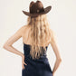 Carter Cowboy Straw in Dark Brown Hat by Gigi Pip | Bourbon Cowgirl