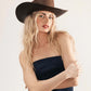 Carter Cowboy Straw in Dark Brown Hat by Gigi Pip | Bourbon Cowgirl