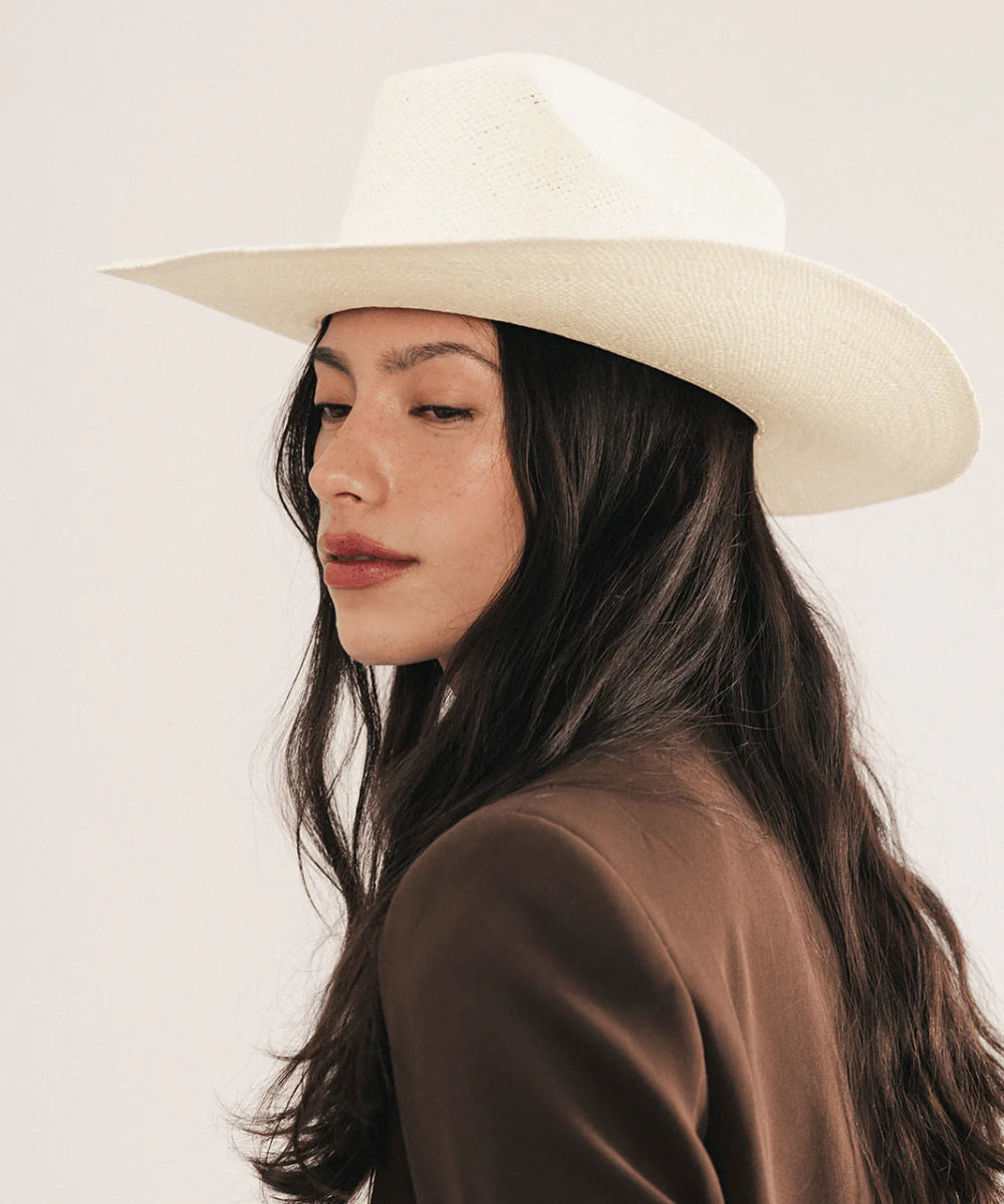 Carter Cowboy Straw in Natural Hat by Gigi Pip | Bourbon Cowgirl