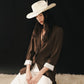 Carter Cowboy Straw in Natural Hat by Gigi Pip | Bourbon Cowgirl