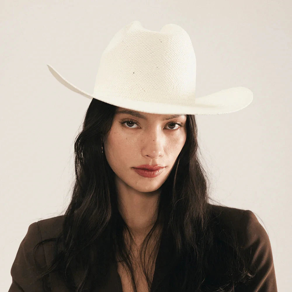 Carter Cowboy Straw in Natural Hat by Gigi Pip | Bourbon Cowgirl