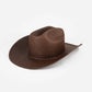 Carter Cowboy Straw in Dark Brown Hat by Gigi Pip | Bourbon Cowgirl