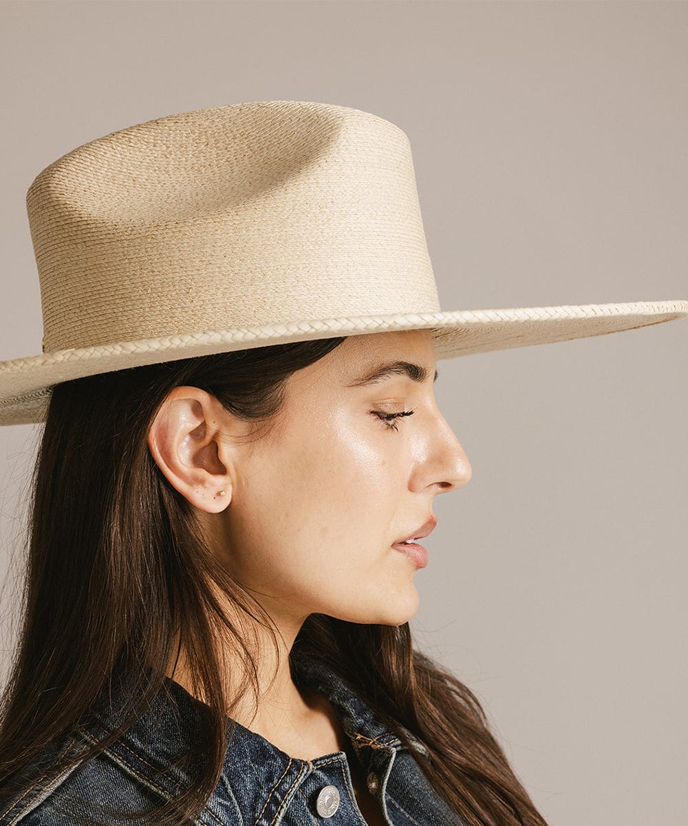 Tate Western Wide Brim Straw Hat by Gigi Pip | Bourbon Cowgirl