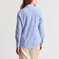 The Boyfriend Shirt by Rochelle Behrens - Blue & White Stripe