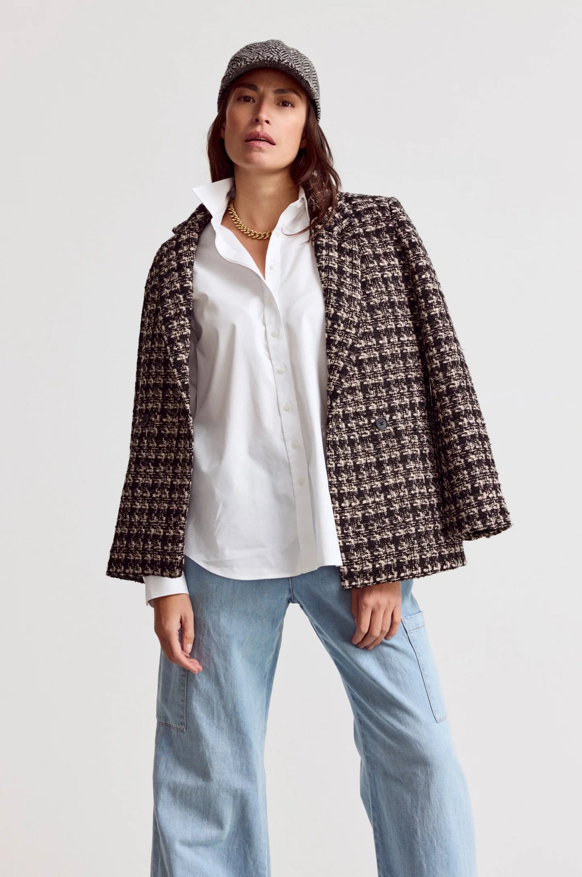 The Boyfriend Shirt by Rochelle Behrens -  White
