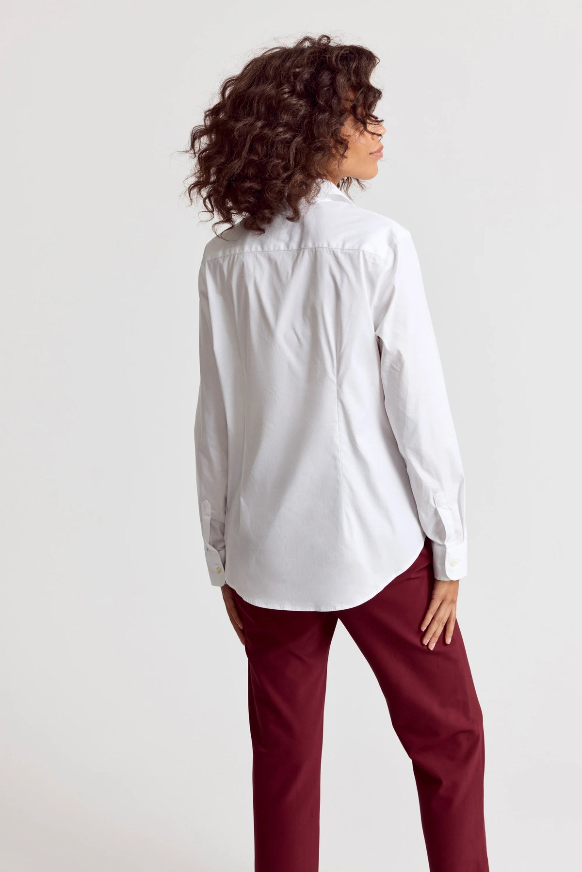 The Boyfriend Shirt by Rochelle Behrens -  White