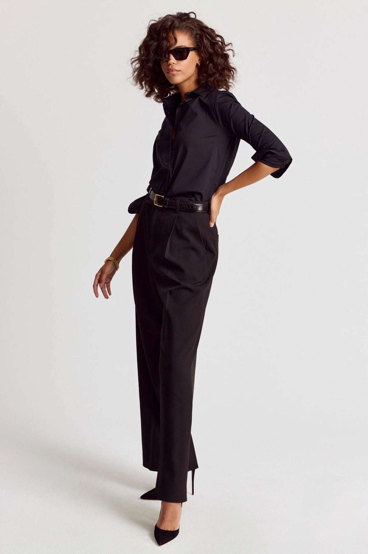 The Shirt by Rochelle Behrens - the Essentials Icon Shirt in Black