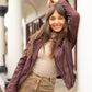 Twila RF Leather Jacket, Wine