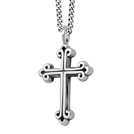 Medium Traditional Cross Pendant by King Baby