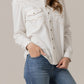 Woman in white denim shirt and jeans, unnamed-182