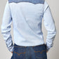Woman wearing denim shirt and jeans, unnamed-191
