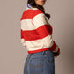 Woman in red & white striped shirt and jeans, unnamed-202