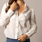 Woman's white star print shirt, unnamed-231