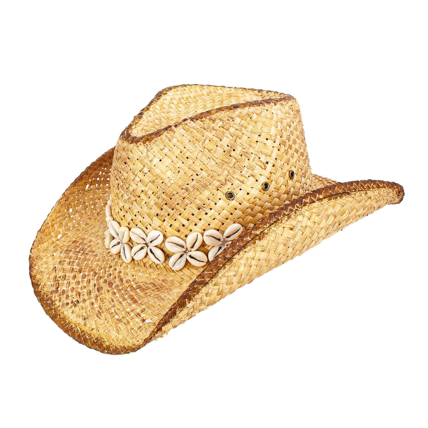 Sea Teastained Beach Drifter Cowboy Hat - Bourbon Cowgirl
