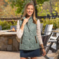 Vista Quilted Nylon Vest by Madison Creek Outfitters in Topaz