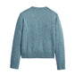 Shetland Collection Relaxed Crew Sweater by Pendleton in Seaglass Blue Heather