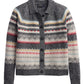 Fair Isle Cardigan by Pendleton in Charcoal Heather