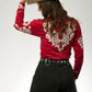 H Bar C Fort Worth Women's Shirt in Red