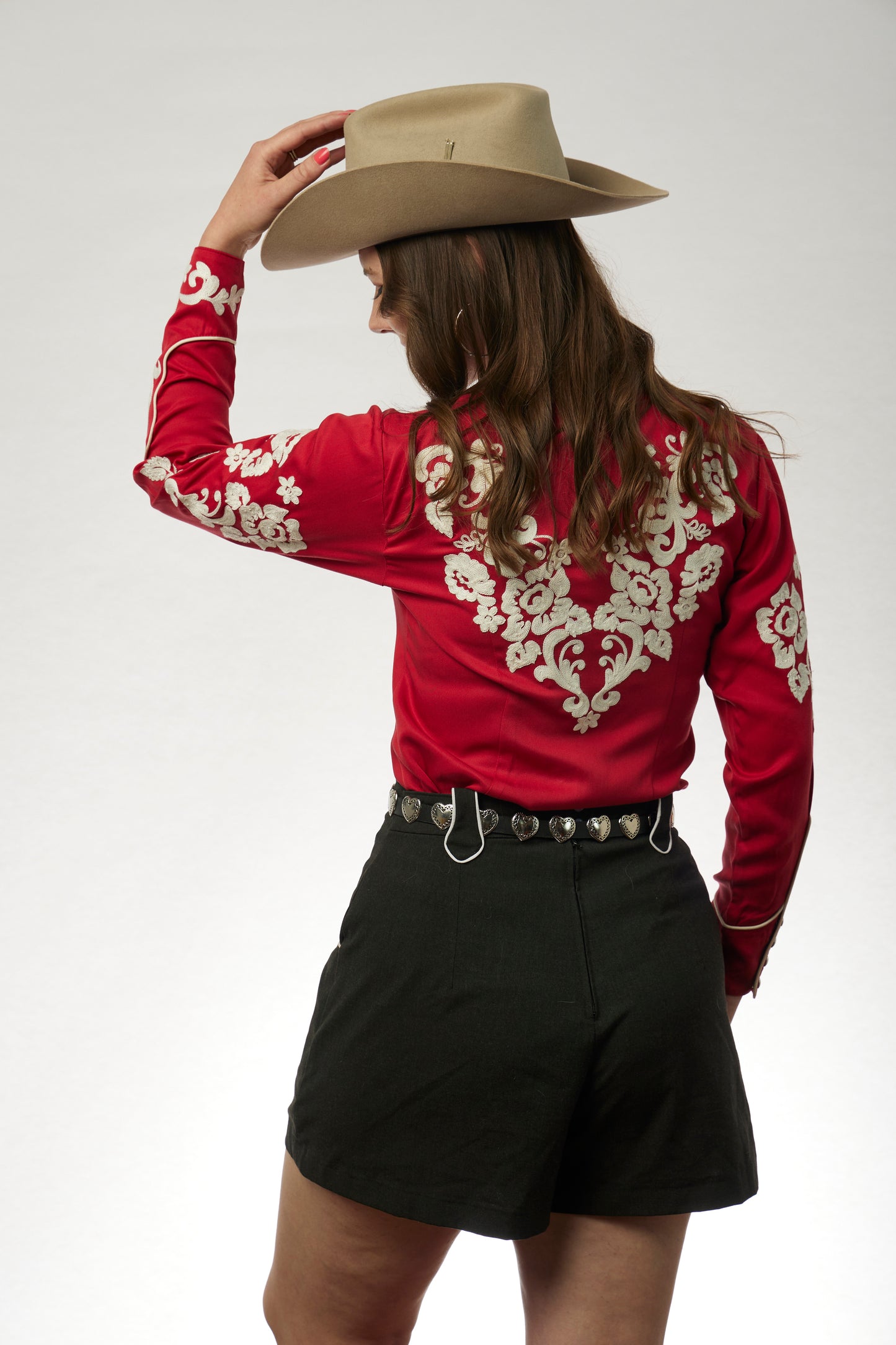 H Bar C Fort Worth Women's Shirt in Red