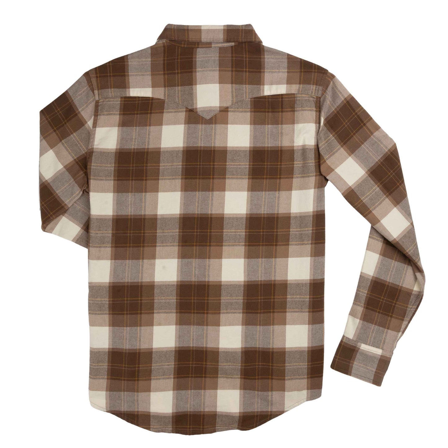 Sendero Durango Flannel Pearl Snap Western Shirt Bourbon Cowgirl