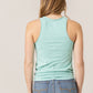 Willa Sleeveless Tank Top Shirt in Turquoise by Kimes Ranch