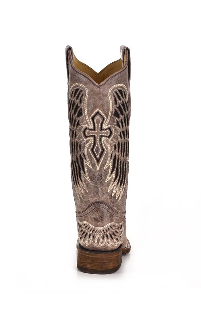 Wings and Cross Western Boot - Corral Boots at Bourbon Cowgirl