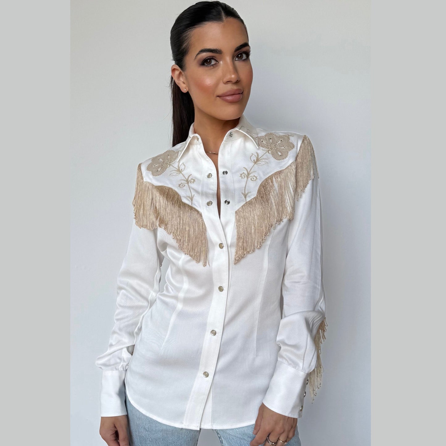 H Bar C Taos Women's Fringe Shirt