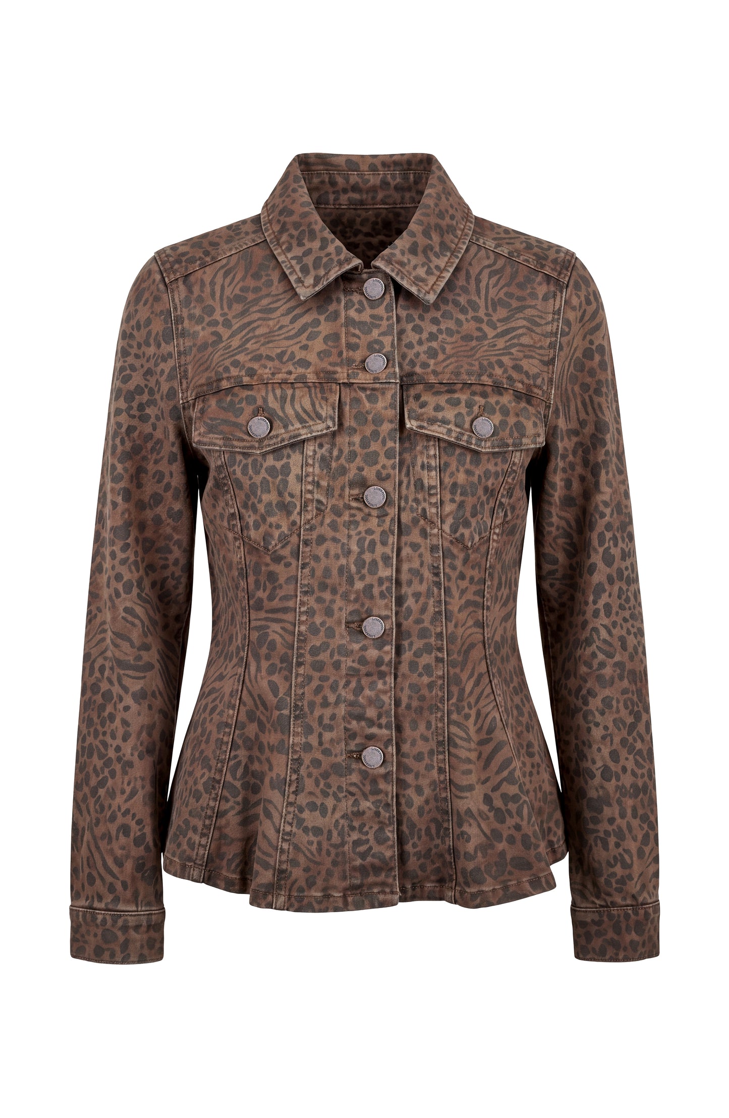 Fit and Flare Trucker Jacket by Liverpool