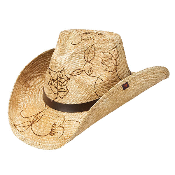 Railey Teastained Cowboy Hat by Peter Grimm - Bourbon Cowgirl
